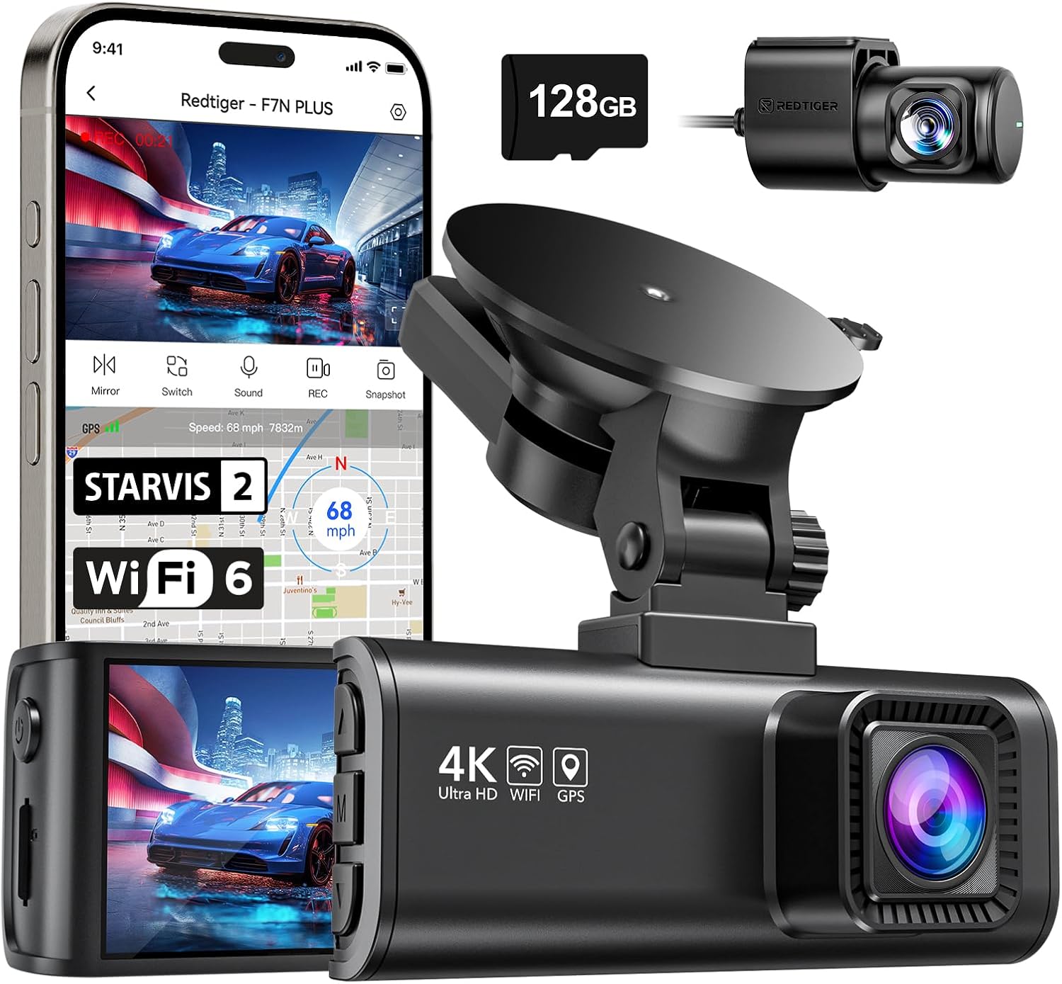 Redtiger F7NP Dash Cam